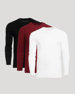 Classic Long Sleeve Crew 3-Pack