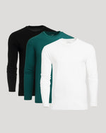 Classic Long Sleeve Crew 3-Pack