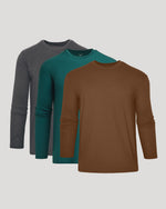 Long Sleeve Crews 3-Pack
