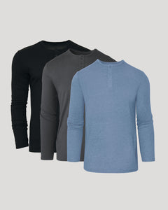 True ClassicClassic Henley 3-Pack