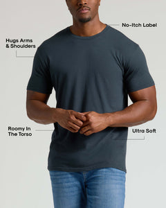 True ClassicSeasonal Tall Straight Hem T-Shirt 3-Pack