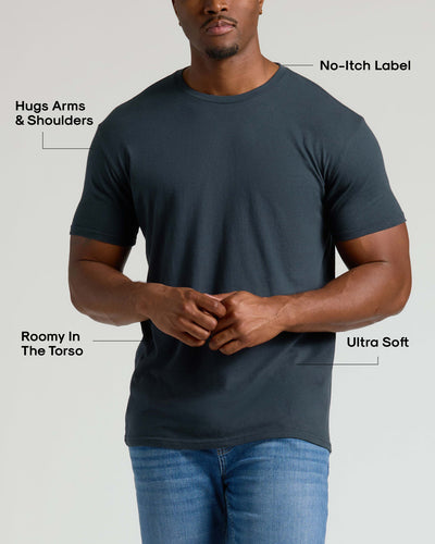 Tall Classic Crew Neck (3‑Pack)