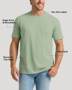 True ClassicSage Green Classic Crew Neck