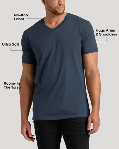Tall Classic V‑Neck (3‑Pack)