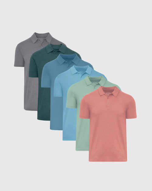 Summit Short Sleeve Polo 6-Pack