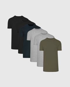 True ClassicCore Color Tall Straight Hem T-Shirt 6-Pack