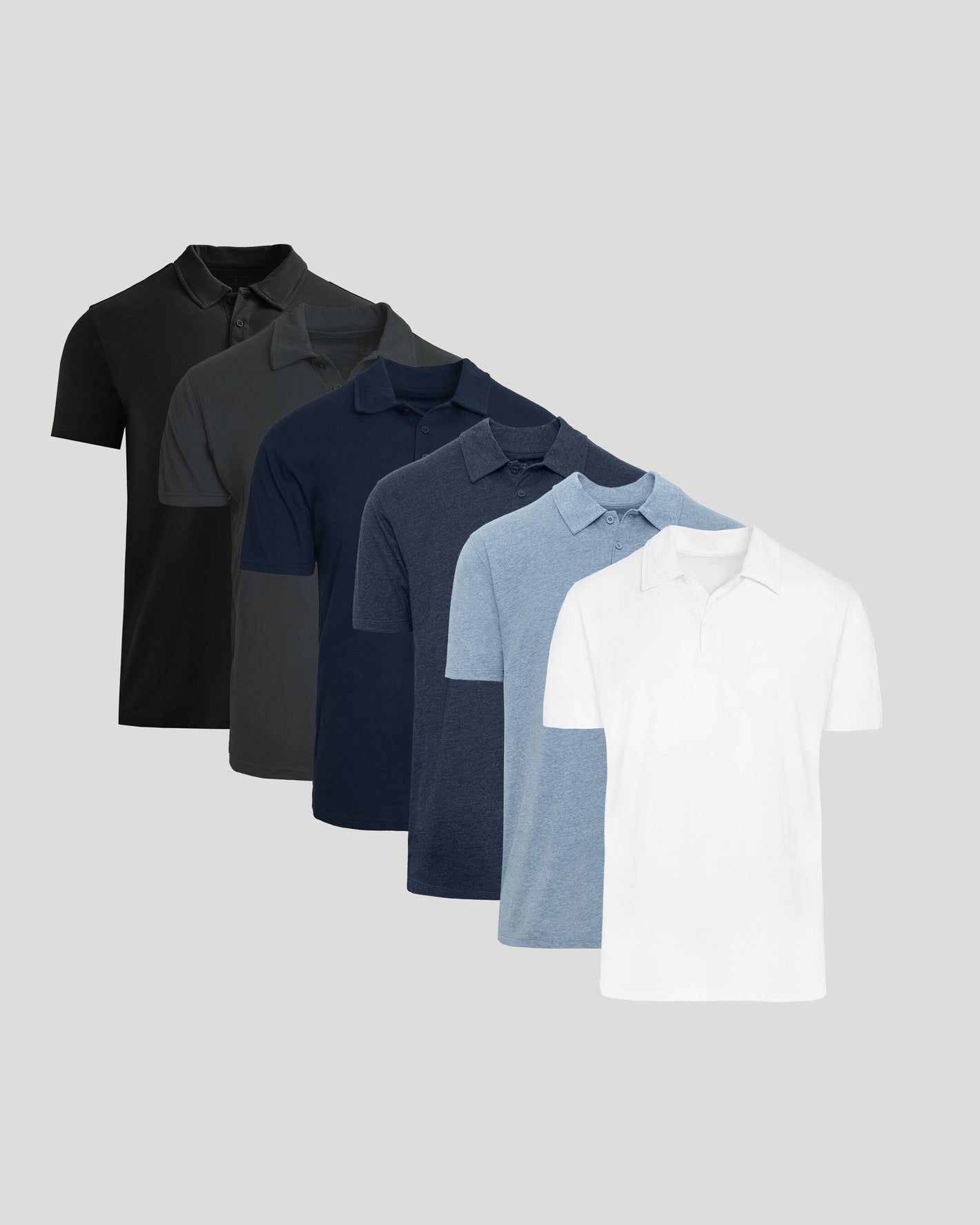 Classic Polo 6-Pack with short sleeves and a two-button placket.