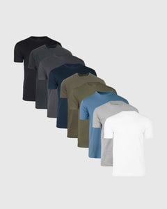 True ClassicEssential Crew Neck T-Shirt 9-Pack