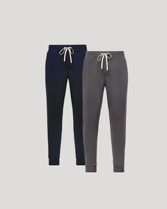 True ClassicFleece French Terry Joggers 2-Pack