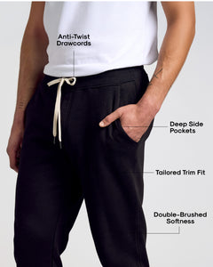 True ClassicBlack Fleece French Terry Joggers 2-Pack