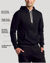 Black Fleece French Terry Pullover Hoodie