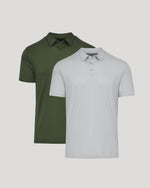 Grove & Steel Pima Polo paquete de 2