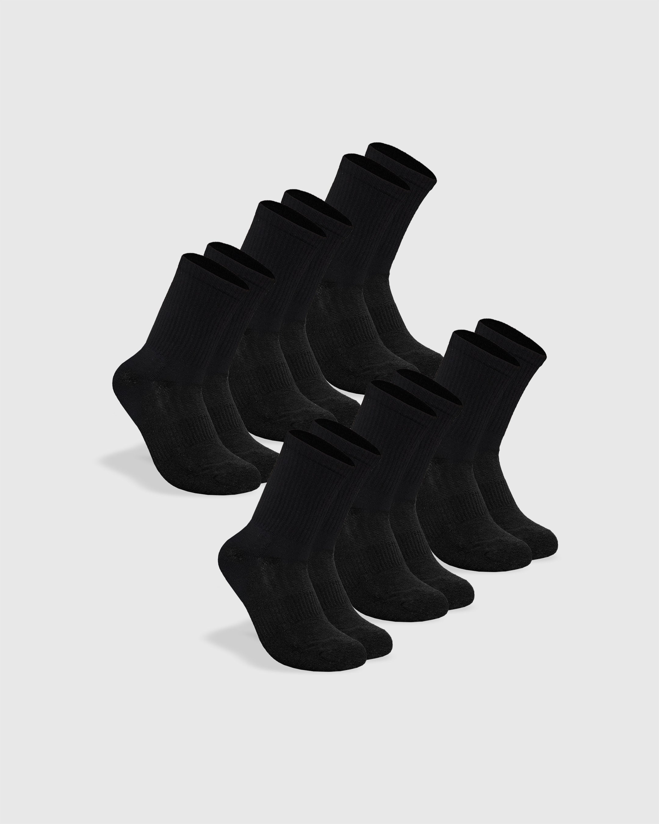 Black Half Crew Socks 6Pack Black Half Crew Socks 6Pack True Classic