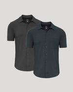 Heather Short Sleeve Ripstop Commuter Shirt 2-Pack