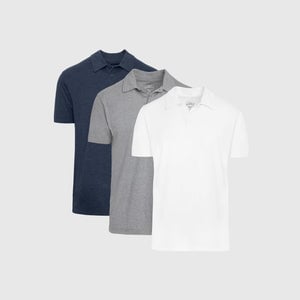 True ClassicThe Heather Polo 3-Pack