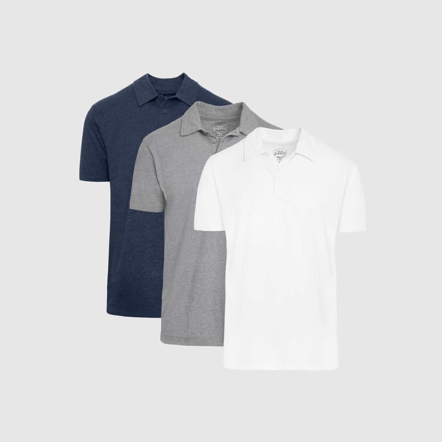 The Heather Polo 3-Pack