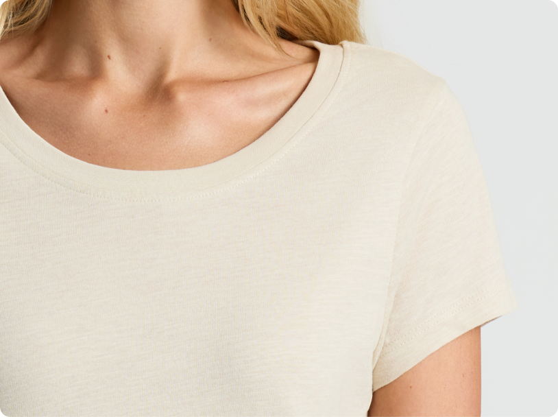 Subtle, Semi-Sheer Texture