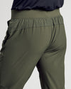 Kelp Active Training Joggers with elastic waist, side pocket, stretchy fabric.
