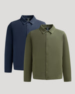 Military Green & Navy Casual Jacket 2-Pack