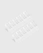 White Never Show Socks 12-Pack