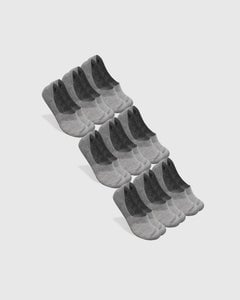 True ClassicHeather Gray Never Show Sock 9-Pack