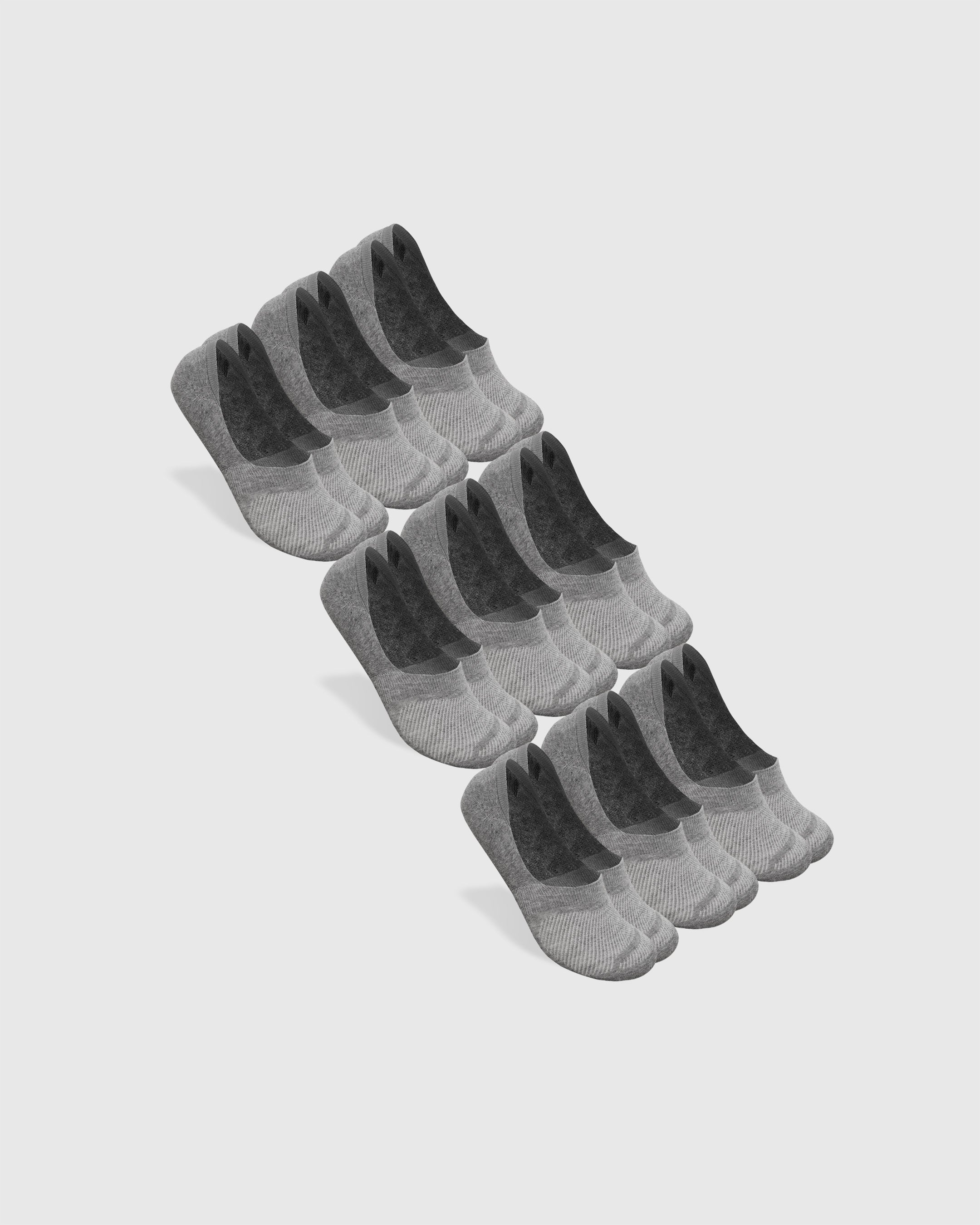 Heather Gray Never Show Sock 9-Pack