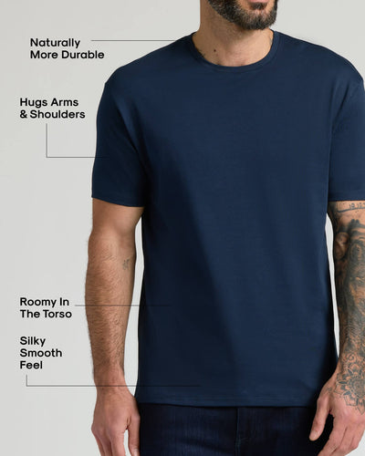 Pima Cotton Blend Crew