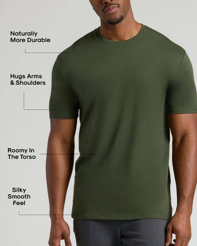 Tall Pima Cotton Blend Crew