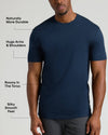 Tall Pima Cotton Blend Crew 2-Pack