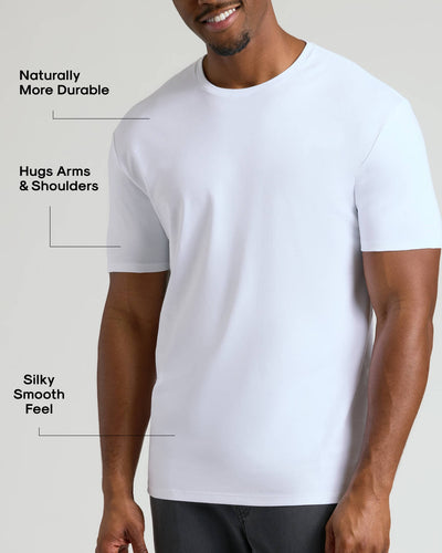 Tall Pima Cotton Blend Crew
