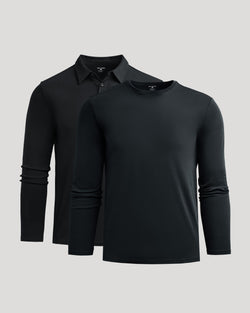 Pima Polo & Crew Variety 2-Pack