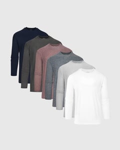 True ClassicEssential Active Long Sleeve Crew 6-Pack