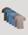Seasonal Classic Crew 6-Pack, featuring six muted-tone crew-neck T-shirts.
