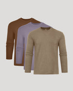 Seasonal Classic Long Sleeve Crew 3-Pack