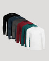 Classic Long Sleeve Crew Neck 6-Pack