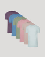Seasonal Tall Straight Hem T-Shirt 6-Pack
