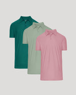 Limited Spring Tall Active Polo 3-Pack