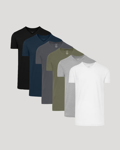 Staple Short Sleeve Tall Classic V-Neck 6-Pack