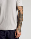 Light Heather Gray Active Crew Neck Tee