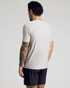 Light Heather Gray Active Crew Neck Tee