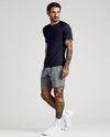 Male model wearing Black Active Mesh Crew 6-Pack athletic outfit.
