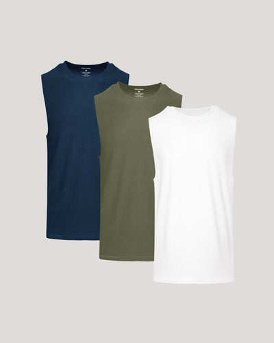 Lot de 3 t-shirts sans manches Staple Active Muscle
