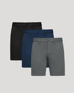 Lot de 3 shorts chino standard de 23 cm