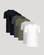 Pack de 6 camisetas deportivas altas Staple