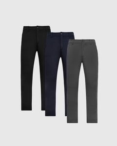 True ClassicStaple Comfort Chino Pants 3-Pack