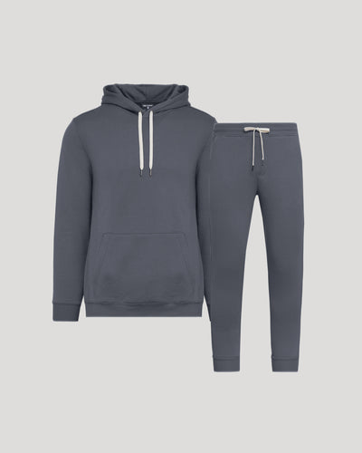 Fleece Pullover Hoodie - Stormy