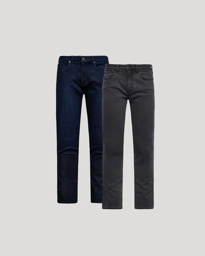 Straight Comfort Stretch Jeans 2-Pack
