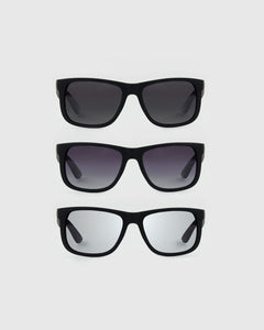 True ClassicMixed Lense Sunglasses 3-Pack