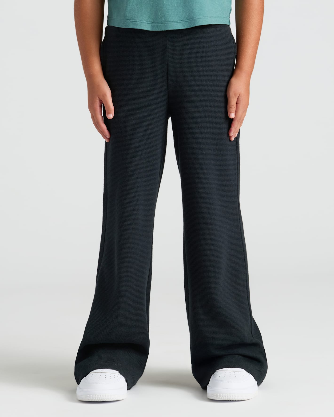 Girls Waffle Wide Leg Pants 3-Pack - True Classic