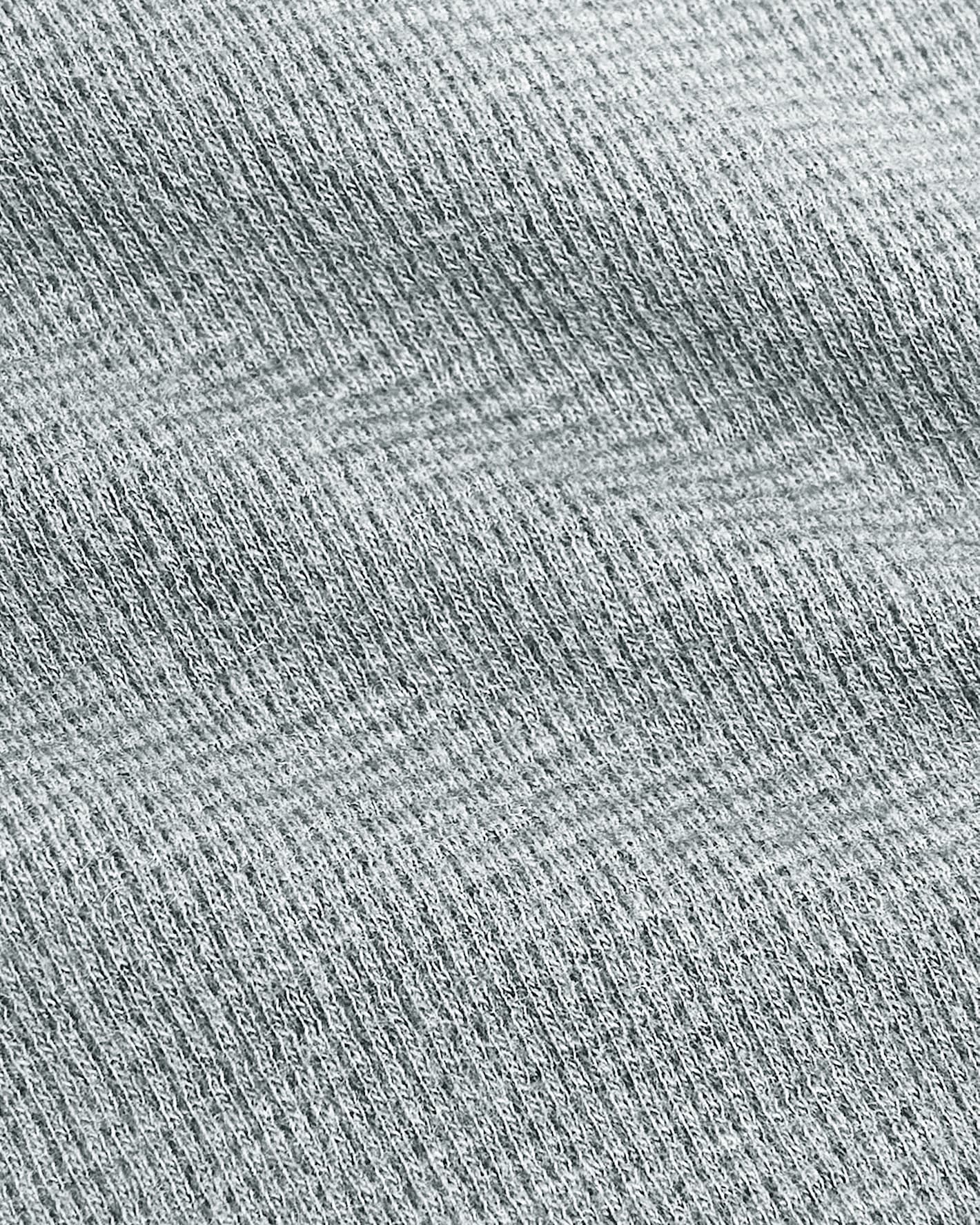 Boys' Waffle Long Sleeve Henley 6-Pack, close-up of gray knit texture.